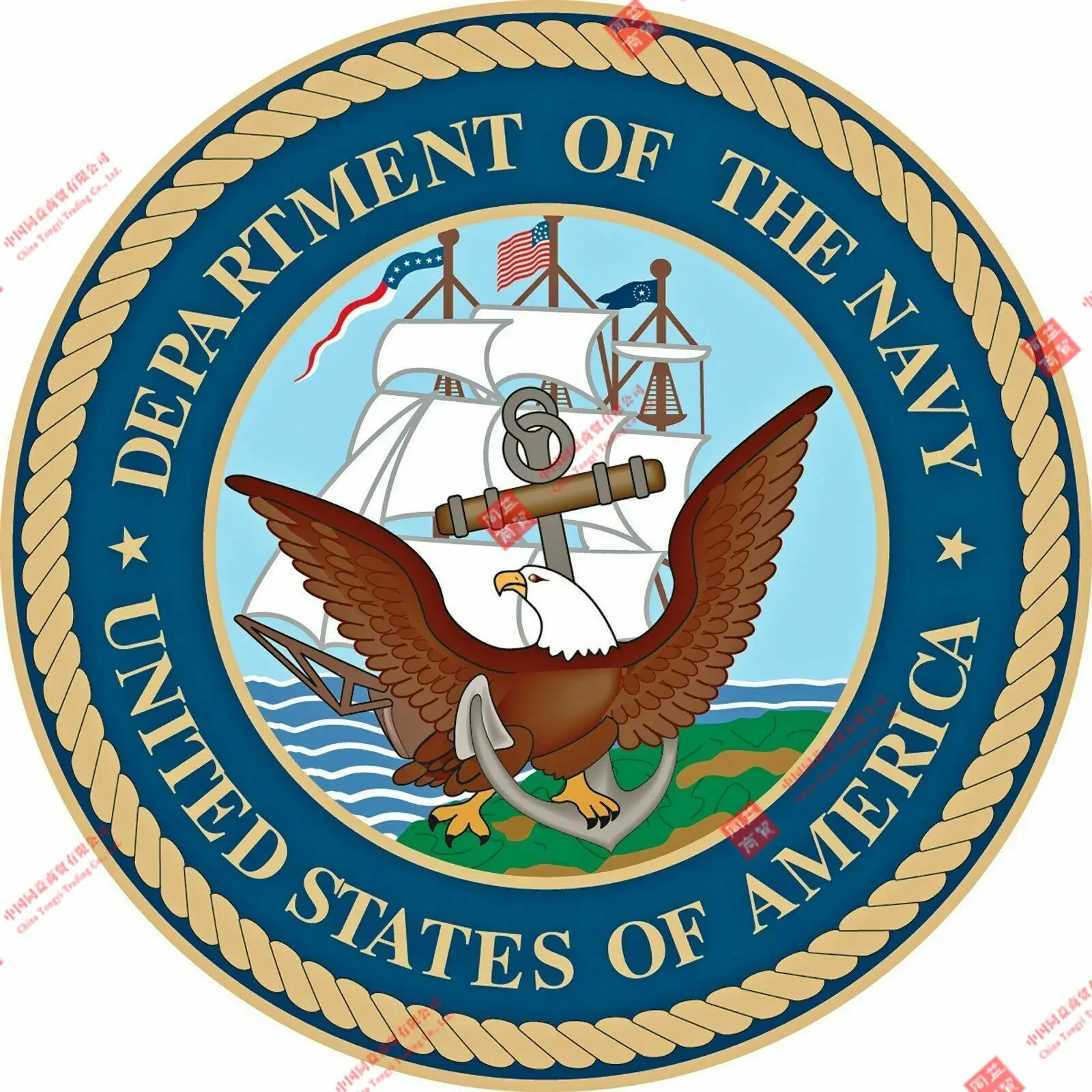 

Warning Racing US NAVY MILITARY DECAL STICKER USA MADE TRUCK VEHICLE CAR WINDOW LAPTOP WALL