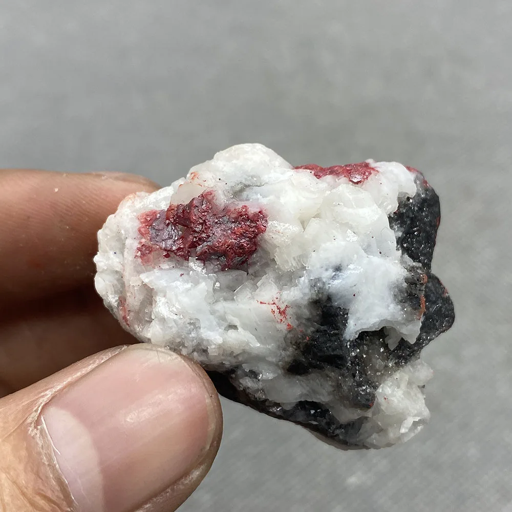 

Natural Cinnabar stone Original red Stone Healing Reiki Crystal 82#