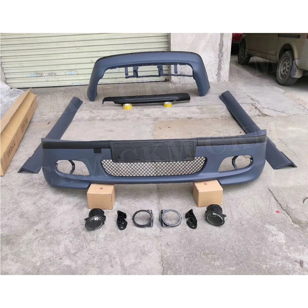 Высококачественный Неокрашенный спойлер для переднего бампера из полипропилена