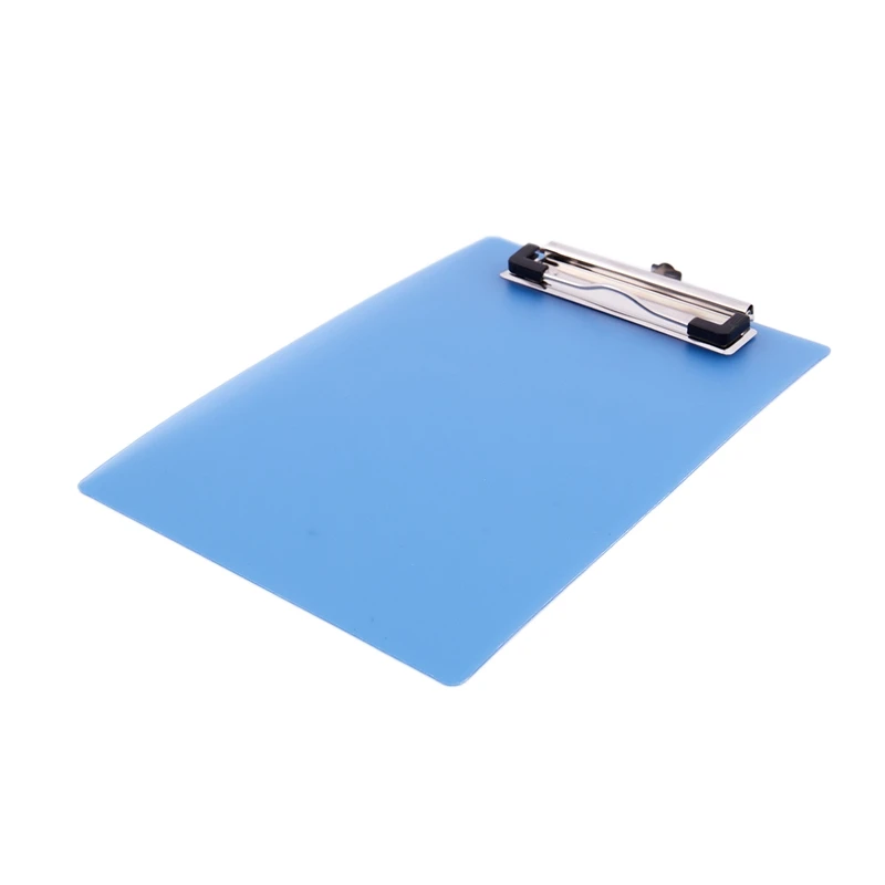 Office School Spring Loaded A5 Paper Holding File Clamp Clip Board Blue &amp Plastic A6 Clipboard Folder with Lid Orange | Канцтовары