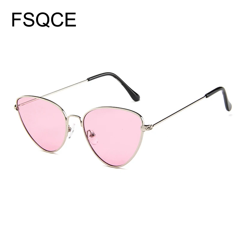 Солнцезащитные очки кошачий глаз женские винтажные брендовые дизайнерские