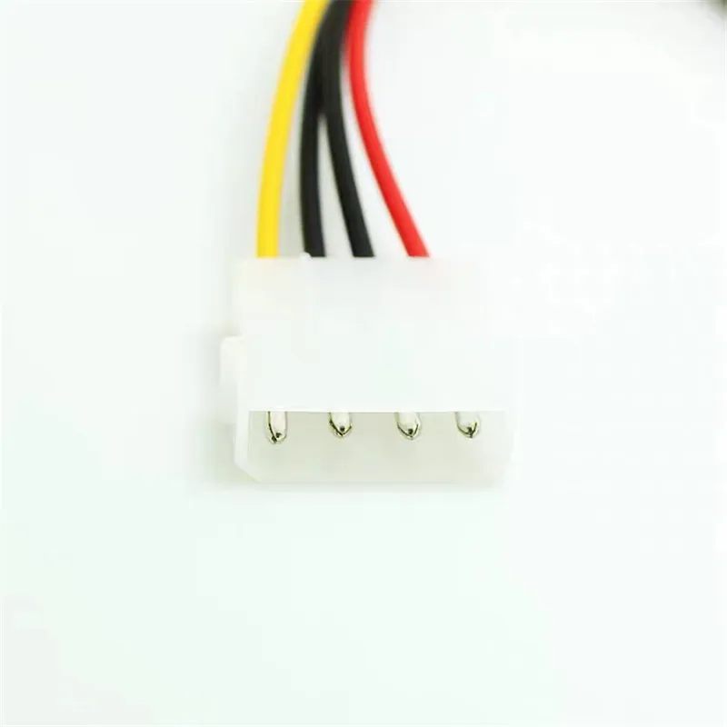 IDE 4Pin Molex мама к SATA 15Pin 90 градусов с удлинителем для жесткого диска кабель питания