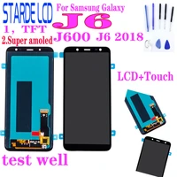 super amoled for samsung galaxy j6 2018 j600 j600f j600fn lcd display touch screen replacement j600g lcd display screen replace