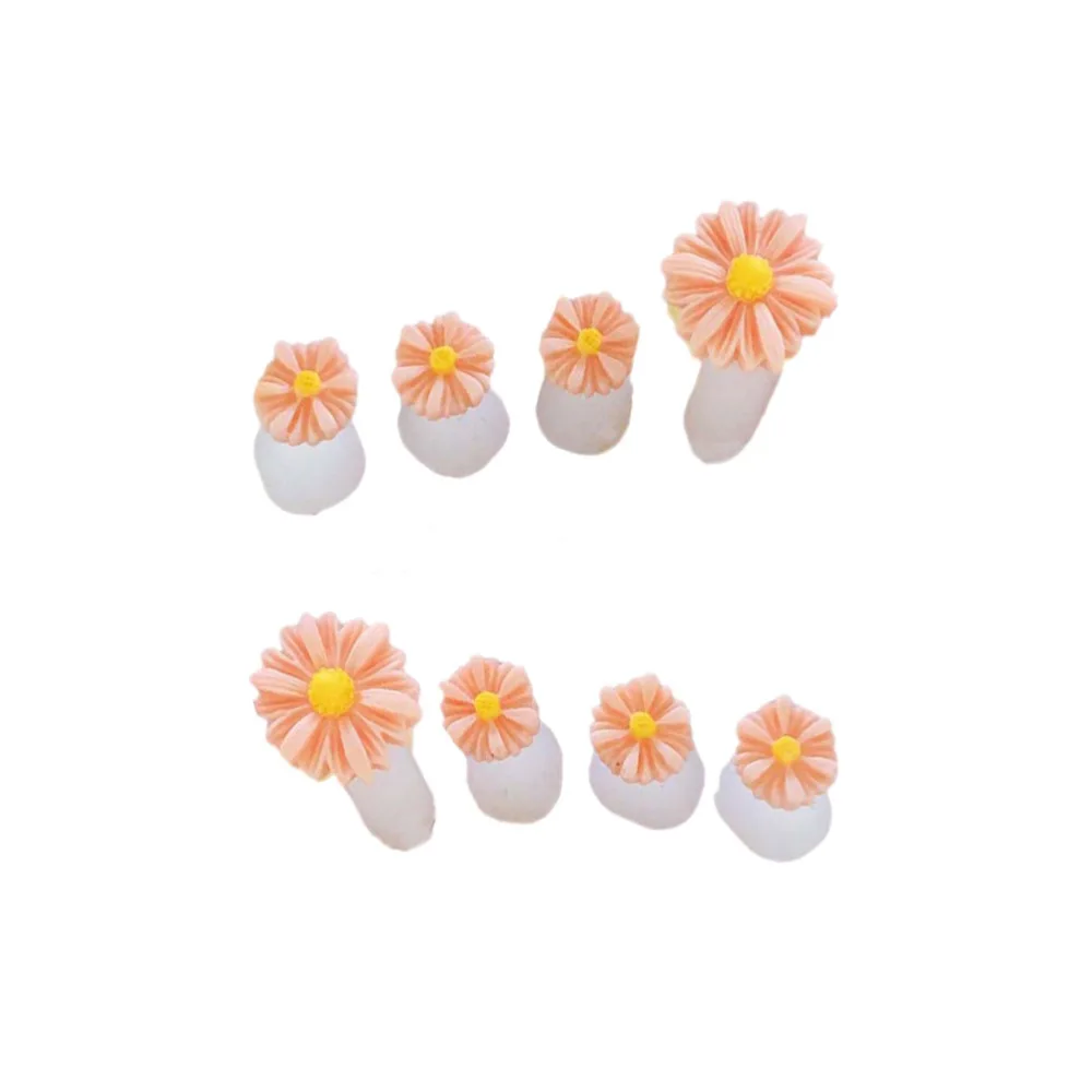 

8pcs Silicone Toe Spacers Flexible Toe Separators for Nail Polish Applying Nail Art Crafting
