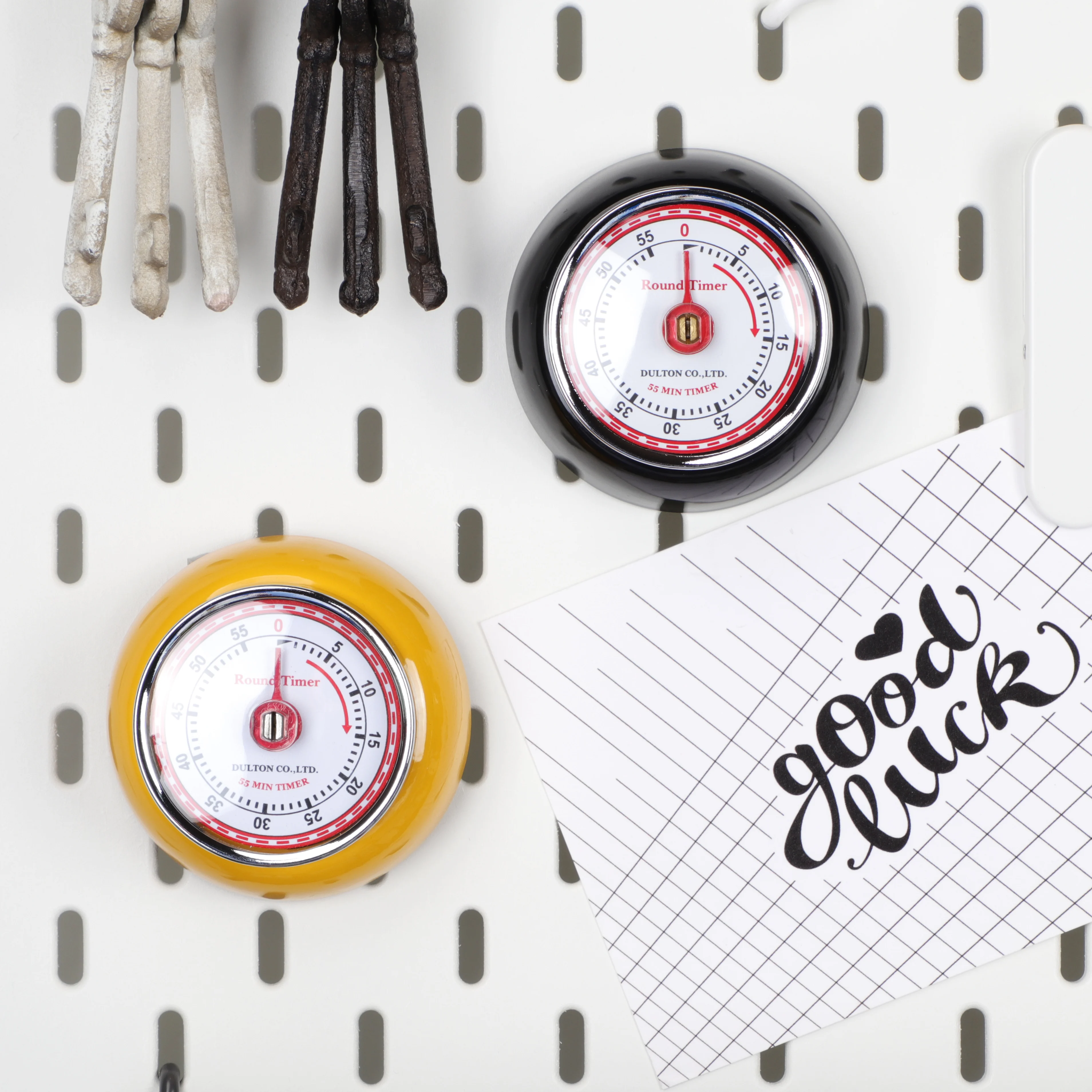 

Metal Mechanical Timer Refridgerator Magnets Kitchen Timer Reminder