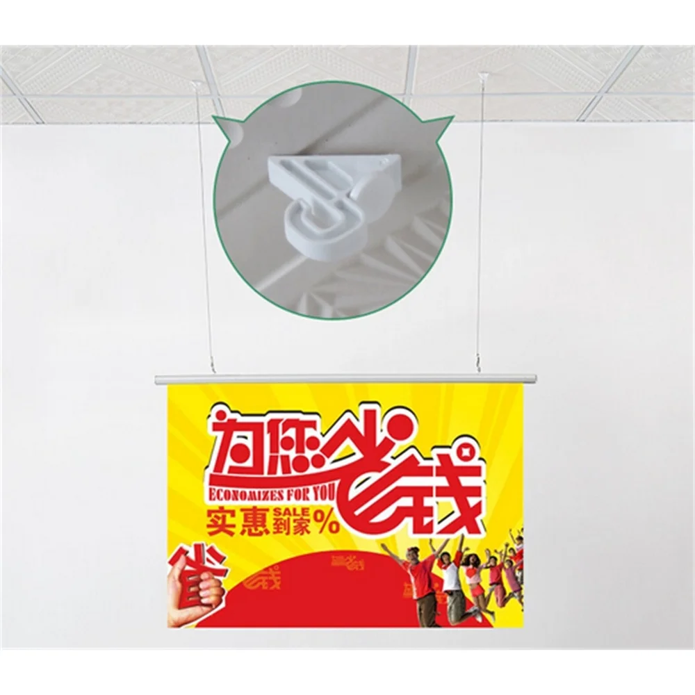 Подвесной Потолочный крючок вешалка для постера витрины аксессуар гвоздей на