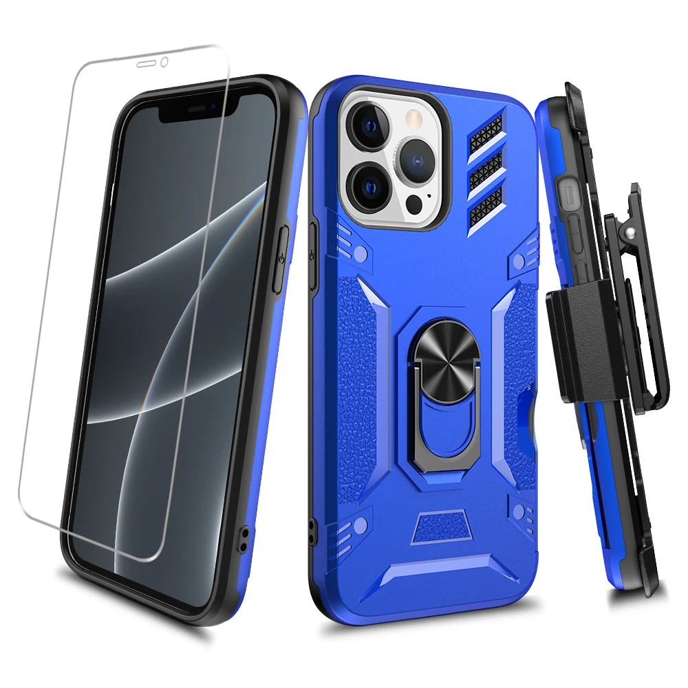 

Армированный чехол ZSHOW для iPhone 13 Pro Max 12 11 Pro Max, чехол с задней застежкой для ремня, полная защита от падения