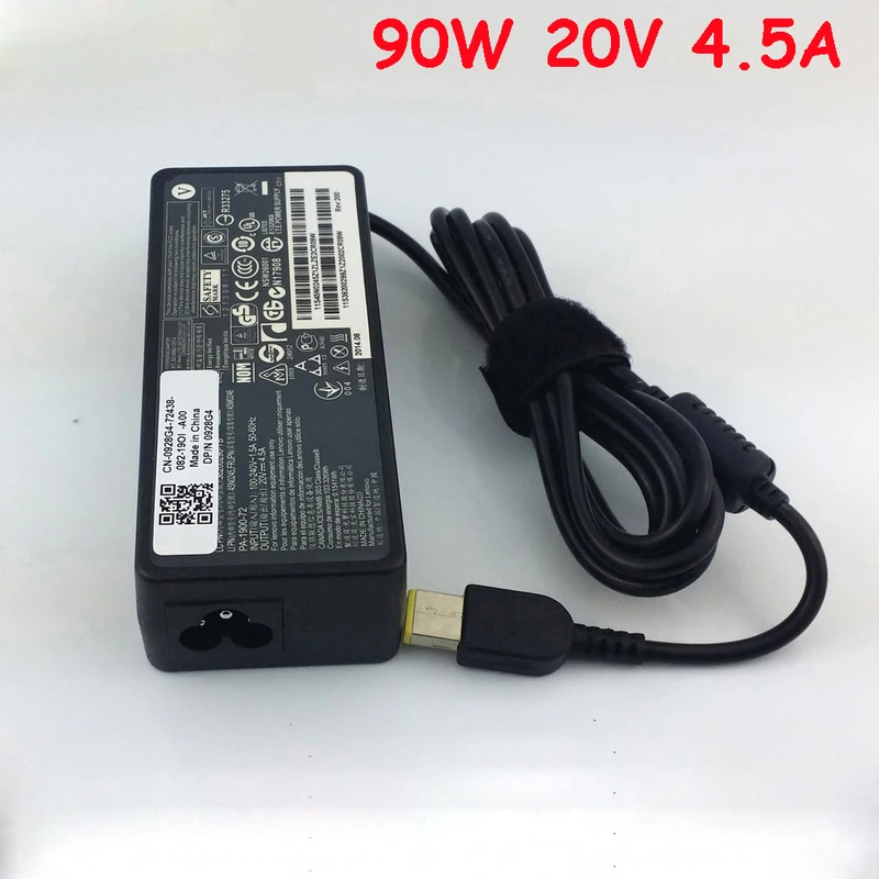 Basix 20V 4.5A 90W зарядное устройство AC адаптер питания для Lenovo G400 G400s G405s G410 G500 G510