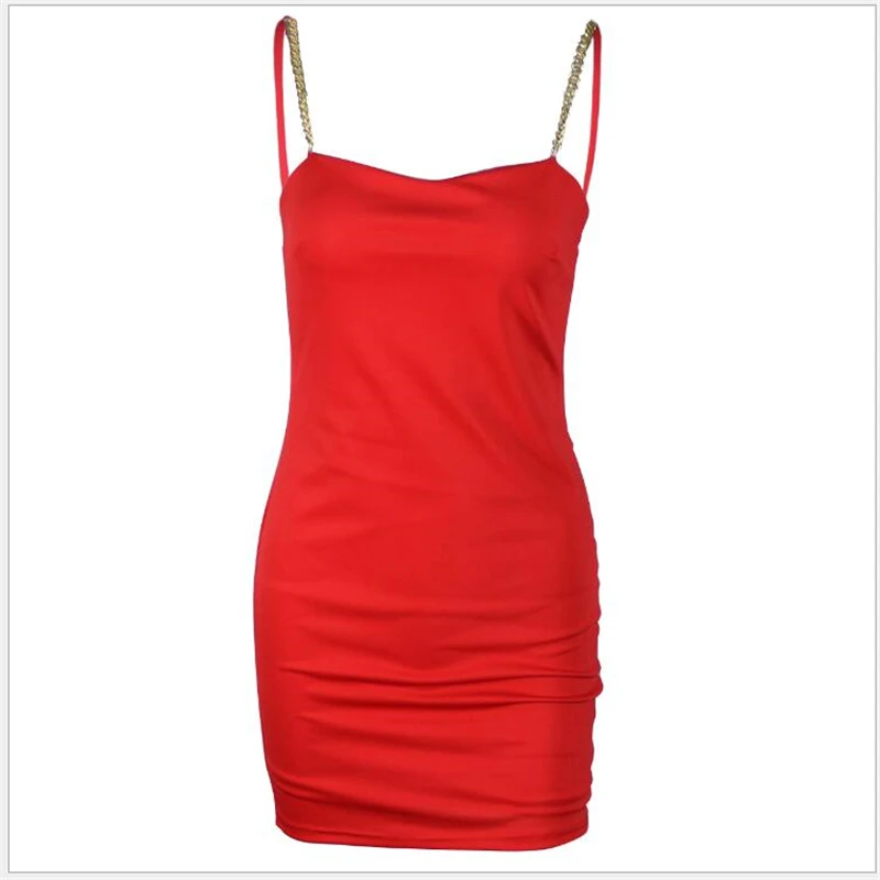 

Sexy Sleeveless Mini Dress Solid Sling summer Dress 2020 Nightclub Style Women Dress Club Wear Bodycon Dress Vestidos G628