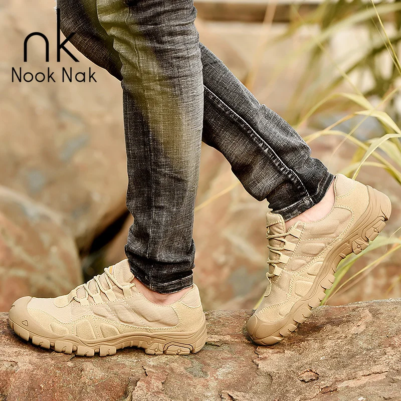 

Nooknak Professional Outdoor hiking boots,Rubber non-slip sole,Breathable mesh upper, Size38-46,Multi-Fundtion Climbing Sneakers