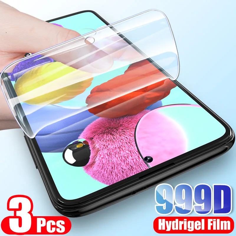 Гидрогелевая пленка для Samsung Galaxy A51 A71 A50 A70 A40 S8 S9 S10 S20 Plus A10 A20 A30 A60 A80 A90 3 шт. |