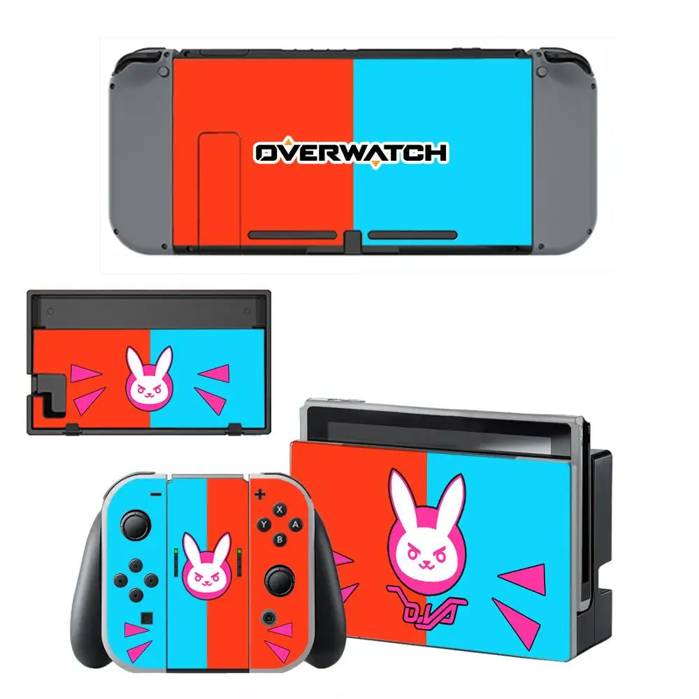 Виниловая накладка на переключатель для nintendo Switch Overwatch консоли switch Joy-Con Dock |