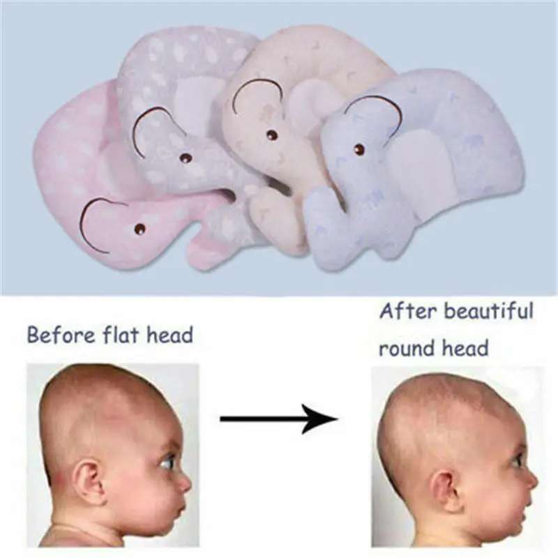 Подушка для сна и поддержки грудного вскармливания младенцев PUDCOCO с мягкой поверхностью для предотвращения плоской головы.