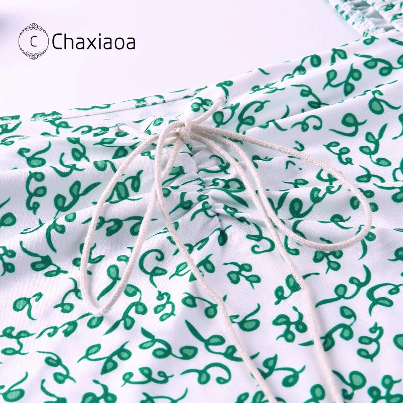 Сексуальное облегающее платье CHAXIAOA с открытыми плечами женское мини без