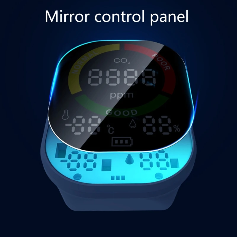 

Carbon Dioxide Concentration Meter Sensor NDIR Infrared CO2 Monitor Air Quality Detector Inspection Portable Instrument