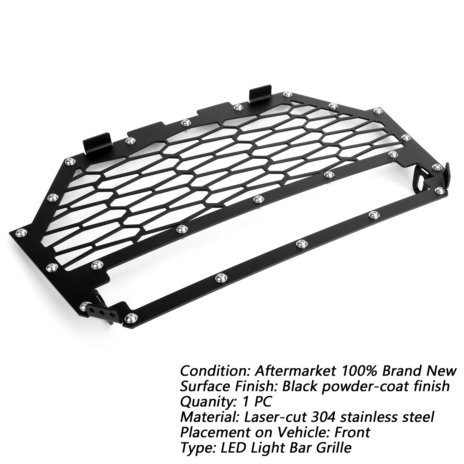 Areyourshop для Polaris RZR XP 1000/XP 4 1000- UTV светодиодный светильник решетка решетки ATV запчасти