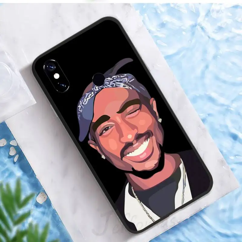 

2pac Phone Case For Xiaomi Redmi note 7 8 9 pro 8T 9A 9S Mi Note 10 Lite pro