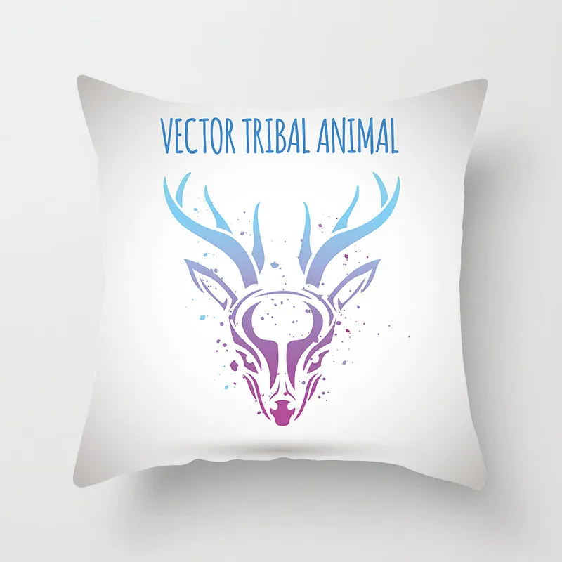 Чехол для подушки с изображением рождественского оленя леса фуватачи чехол