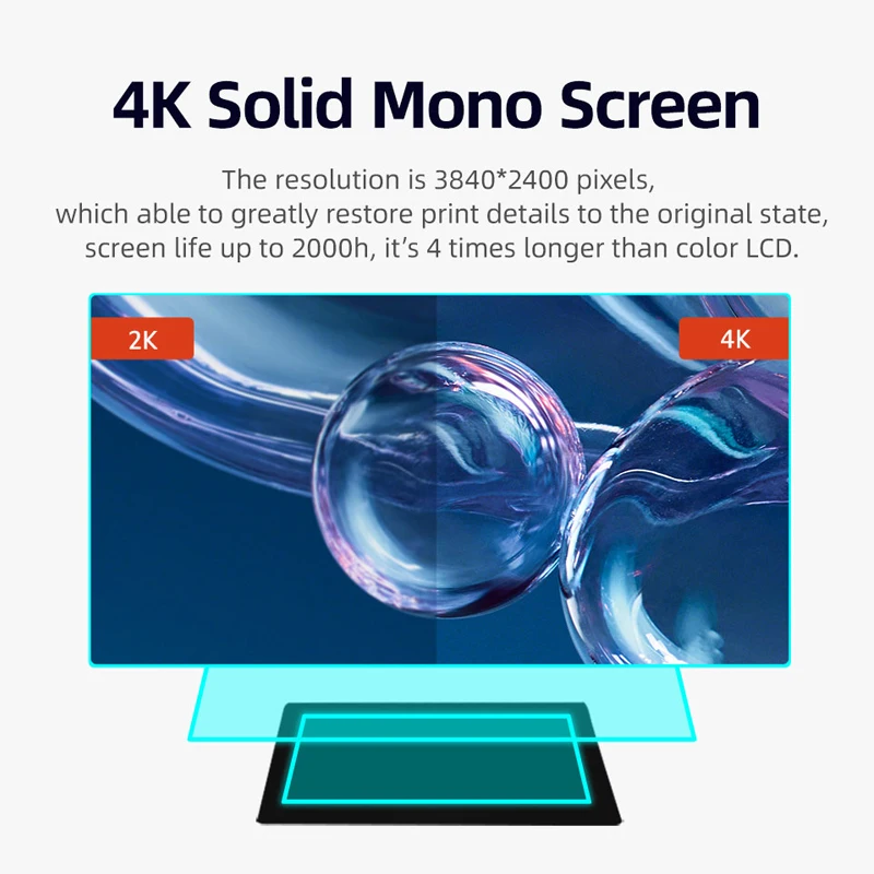 3D-принтер Voxelab проксиа 8 9 дюйма 4K монохромный с ЖК-экраном | Компьютеры и офис