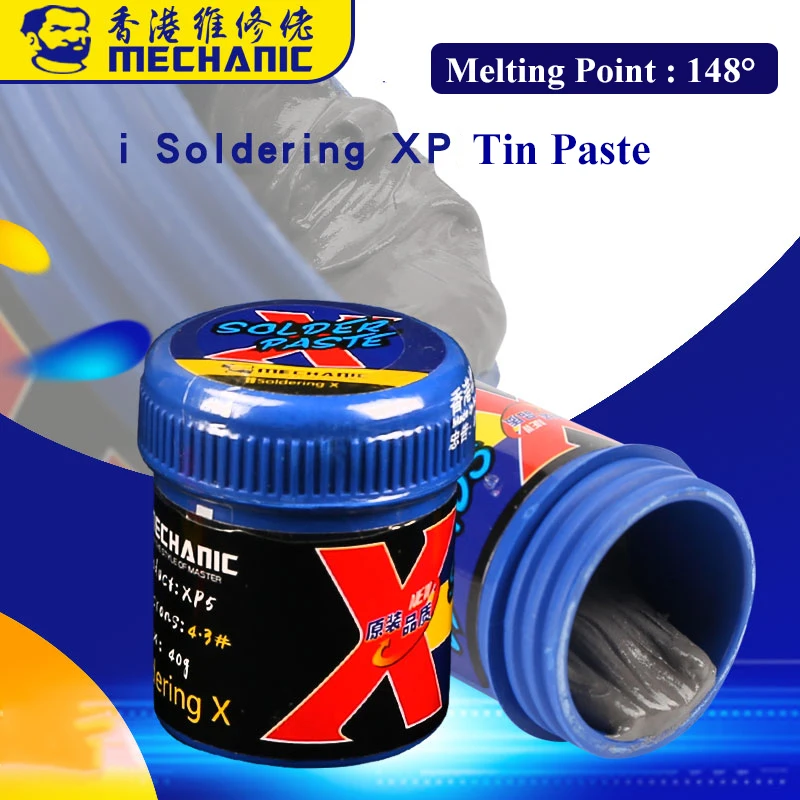 Механическая паяльная Оловянная паста бессвинцовая низкотемпературная 148
