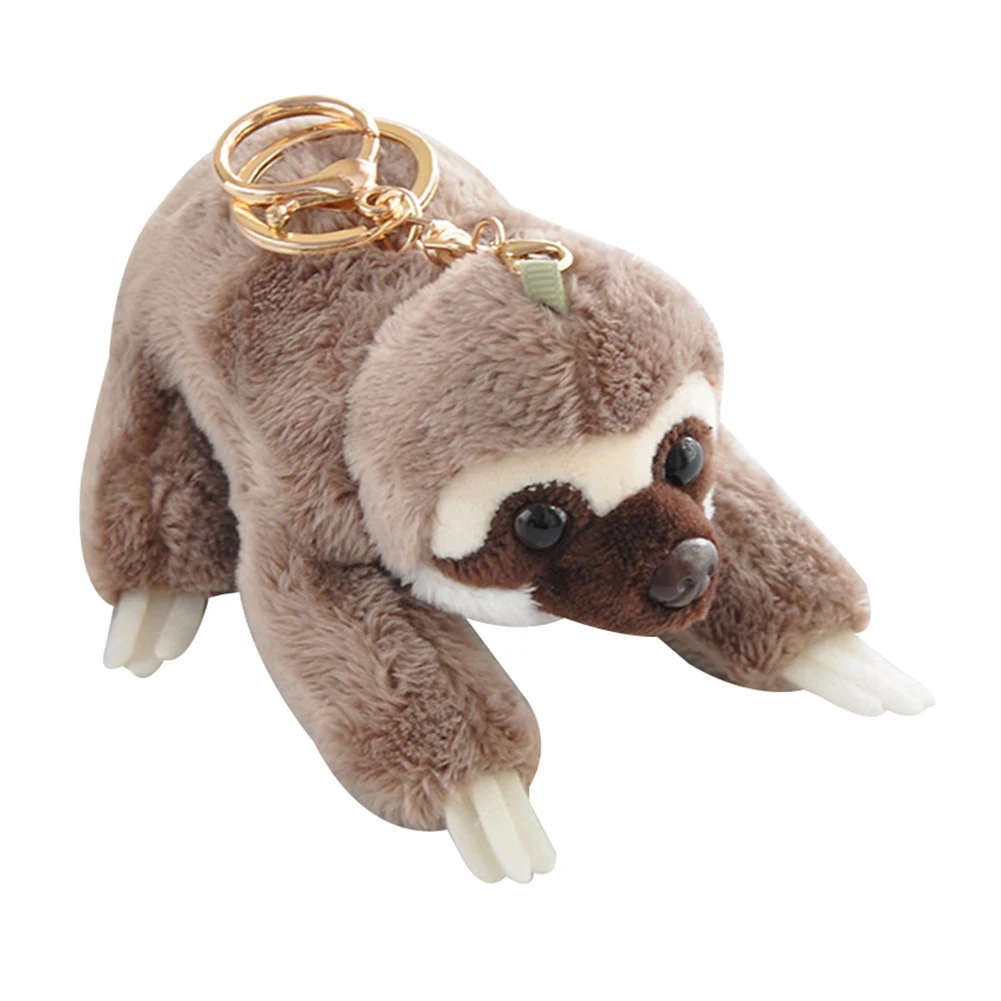 12 см креативный милый лежа плюшевый Ленивец сумка Подвеска укомплектованные Kawaii