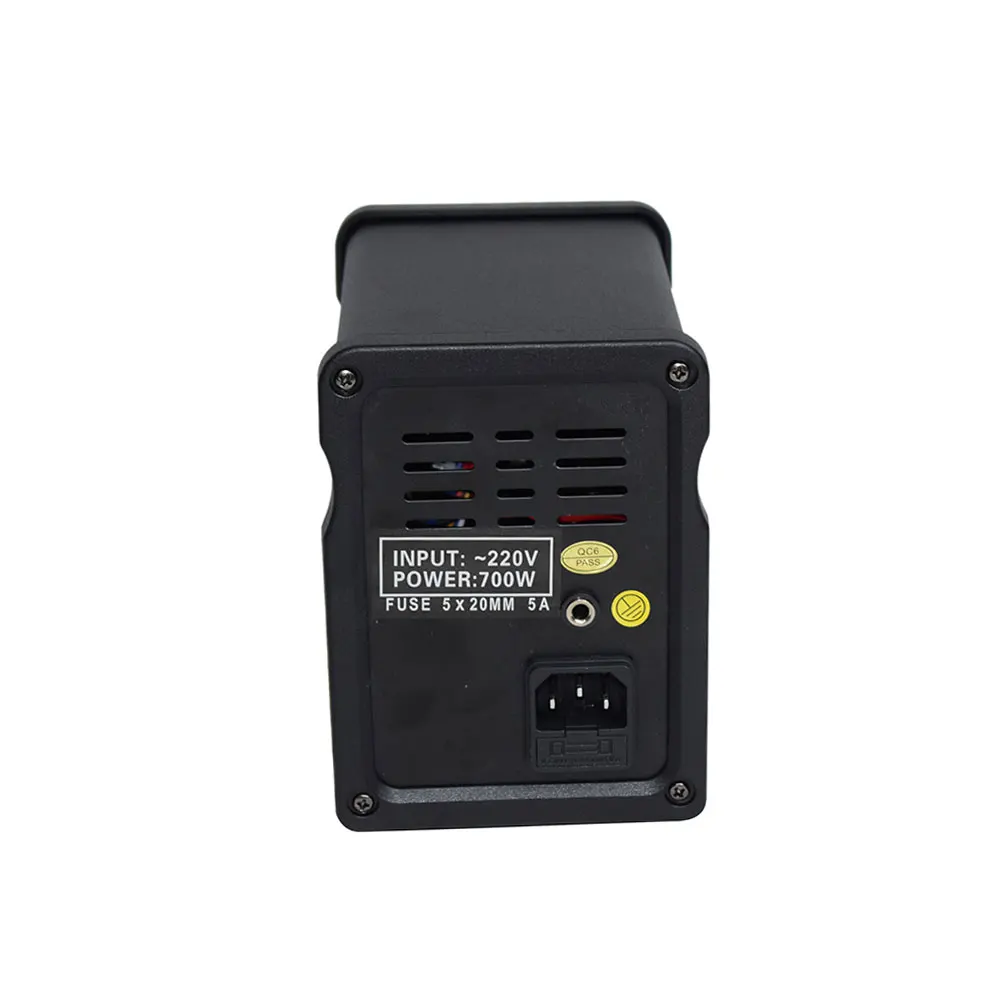 Черный 700 Вт 858D++ ESD паяльная станция светодиодный цифровой SMD паяльник горячий воздушный пистолет обновлен от 858D 858D