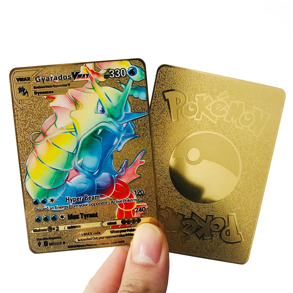 

Pokemon Shadow Charizard Blastoise and Venusaur Super Play Toy Shiny Black Metal GX Card Kids Toy Collection Gift Card Ranbow