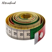 1pc 60inch1 5m measuring ruler sewing tailor tape measure soft sewing ruler with snap fasteners measuring tape