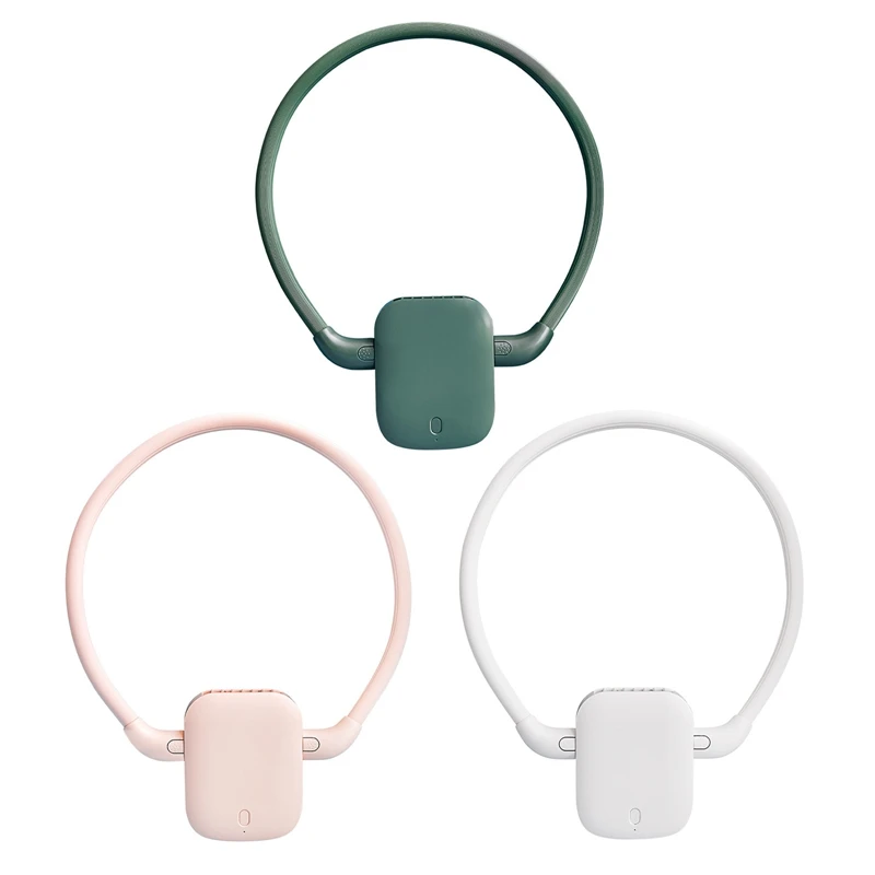 

2021 New Arrivals USB Neck Fan Portable Outdoor Handheld Leafless Detachable Hanging Cooler Fan for Home Yaga Running Sports