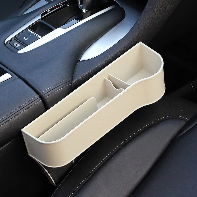1PCS Car Seat Slit Gap Storage Boxes ABS Catcher Box Waterproof Pocket Organizer Phone Cup Holder | Автомобили и мотоциклы