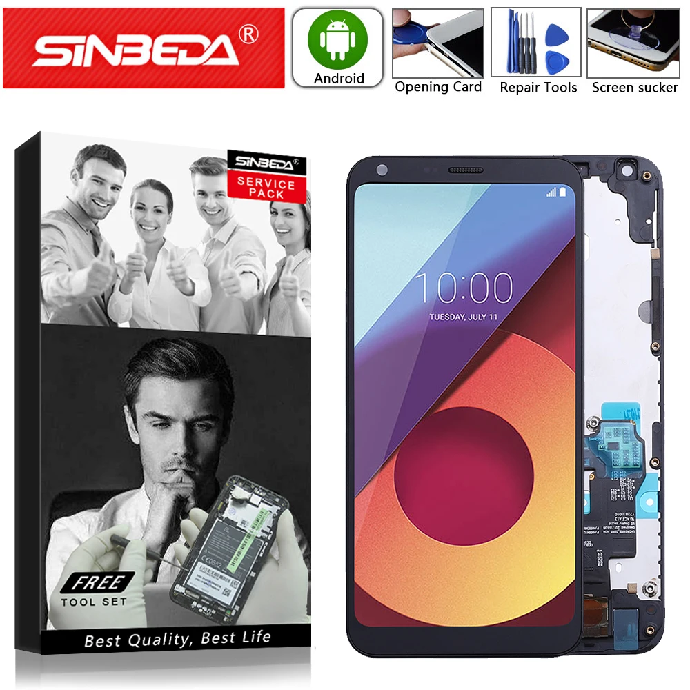 5,5 'для LG Q6 Plus M700 M700A US700 M700H M703 M700Y ЖК-дисплей сенсорный экран дигитайзер Замена для LG Q6 дисплей 5,5 'для LG Q6 Plus M700 M700A US700 M700H M703 M700Y ЖК-дисплей сенсорный экран дигитайзер Замена для LG Q6 дисплей