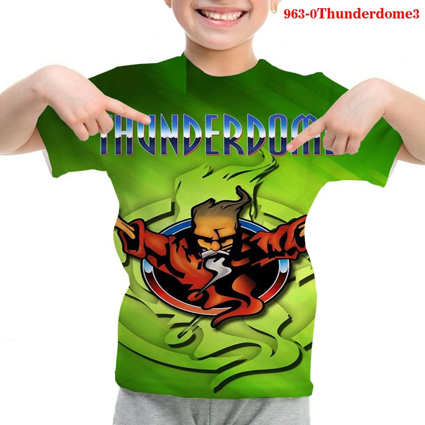 

2020 Summer Kid 3D T Shirts Thunderdome Casual Streetwear Boy Girl Kids Fashion Boys Girl Children Printed T-shirt Cool Tops Tee