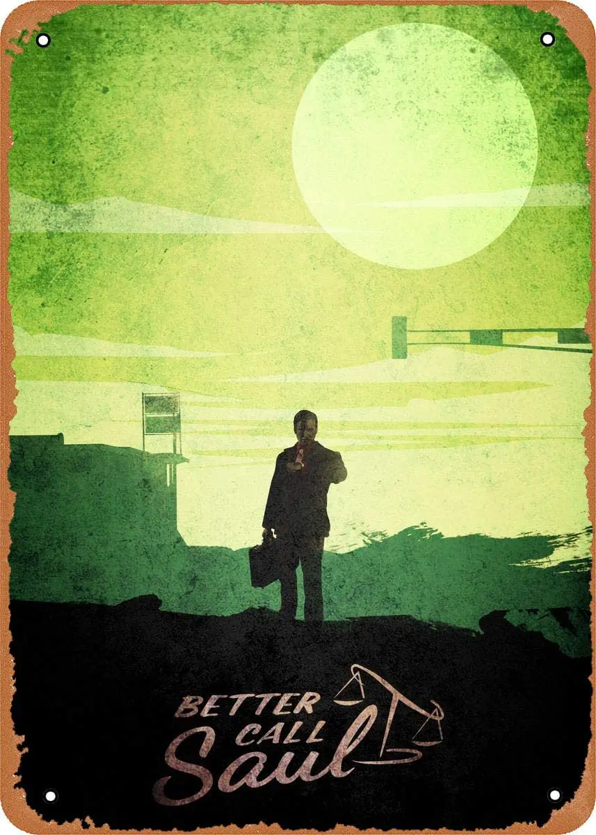 

Лучший вызов Саул минималистский телевизор 8x12 дюймов-винтажный металлический жестяной знак для дома Бар Паб Гараж Декор подарки