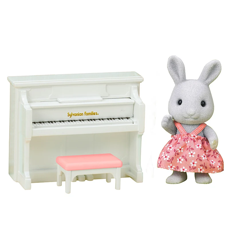 Sylvanian Families кукольный домик пушистая фигура мебель и аксессуары Rabbit Sister набор для