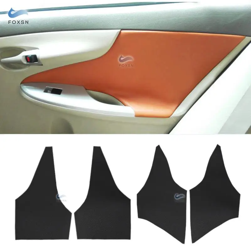 Для Toyota Corolla 2007 2008 2009 2010 2011 2012 2013 микрофибра внутренняя дверь панель наклейка