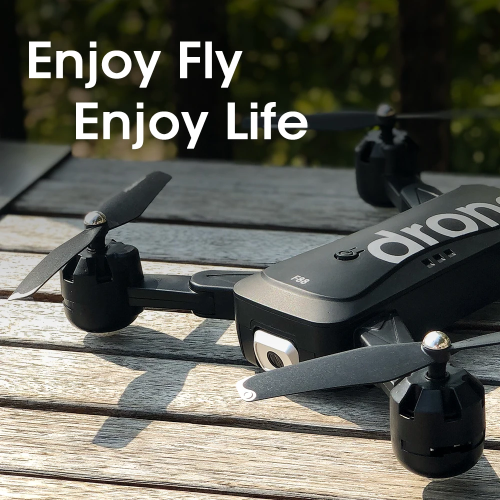 F88 Дрон 4K камера WiFi FPV широкоугольный складной портативный удержание высоты RC