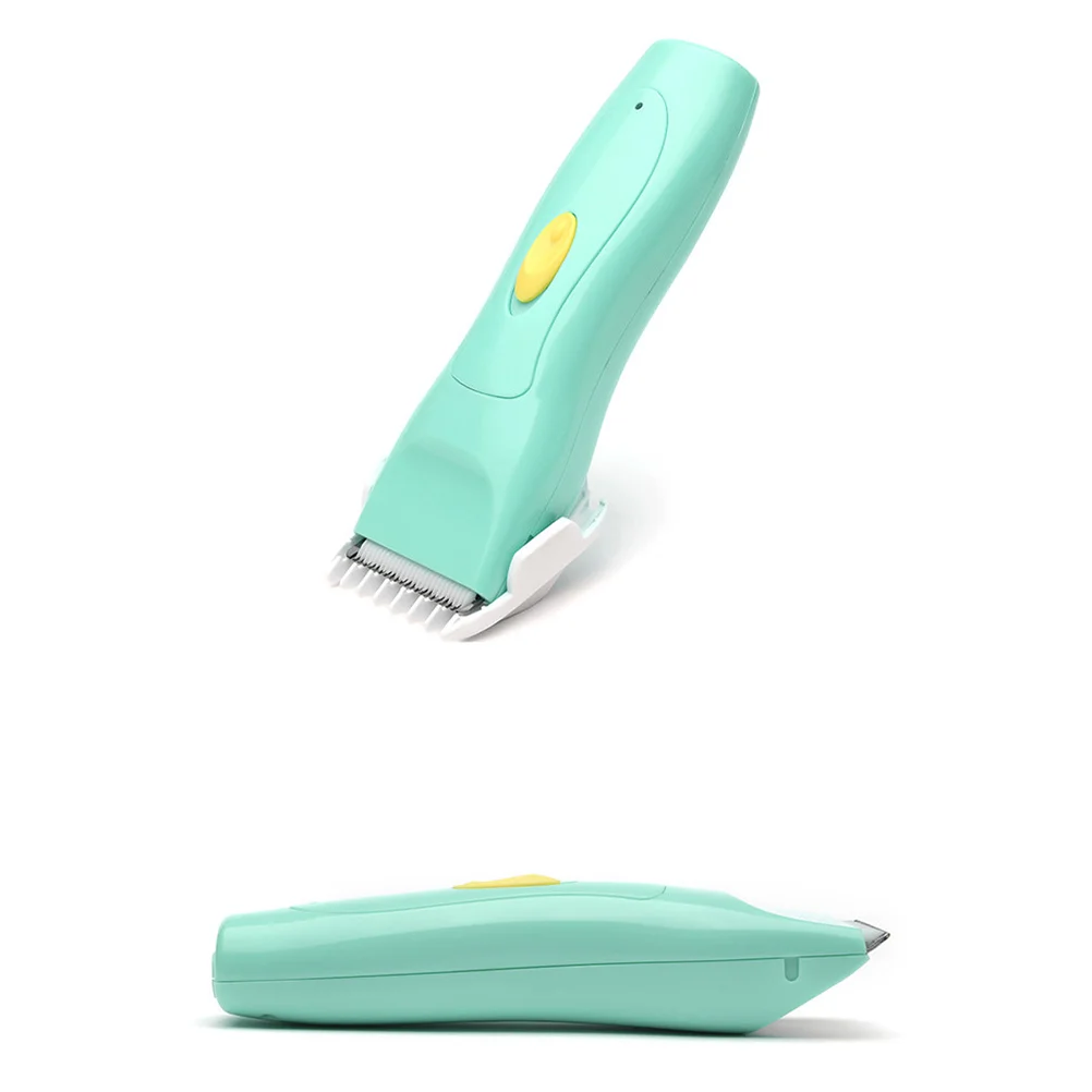 

Прочная электрическая машинка для стрижки волос с USB-зарядкой, бесшумный триммер для волос для малышей, детей (зеленого цвета)