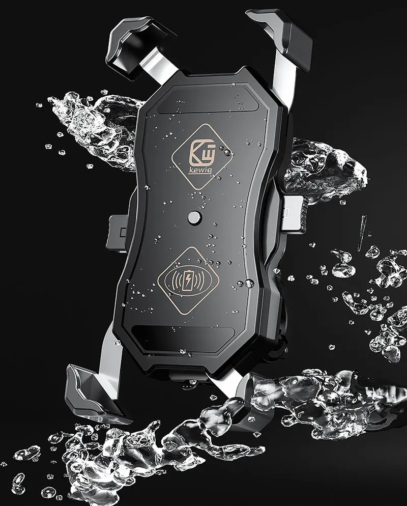 Держатель для телефона мотоцикла поддержка беспроводного зарядного устройства