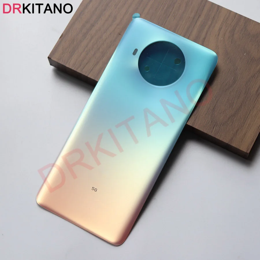Оригинальная новая Задняя стеклянная крышка для Xiaomi Mi 10T Lite аккумулятора панель