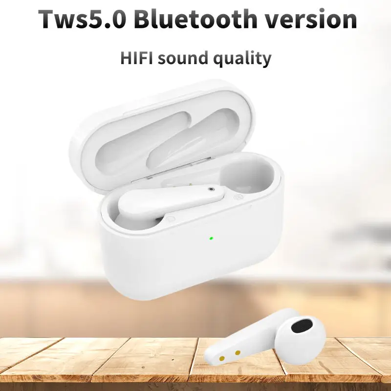 Tws5.0 Bluetooth гарнитура бинауральная Беспроводная Универсальная с тяжелым и низким