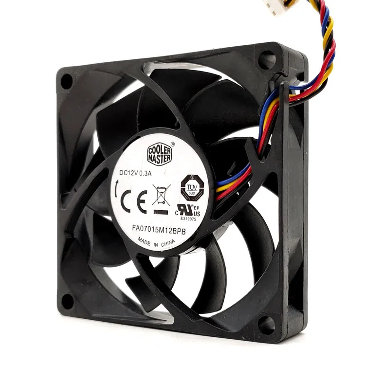 70 мм 7 см Cpu PWM бесшумный охлаждающий вентилятор FA07015M12BPB 7015 70X70X15mm DC 12V 0.3A тихий