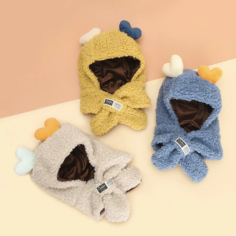 

Одежда для малышей, зимний теплый вязаный крючком шапки-ушанки двойное кольцо с сердечками, Beanie Шапочка для мальчиков и девочек Шерсть милы...