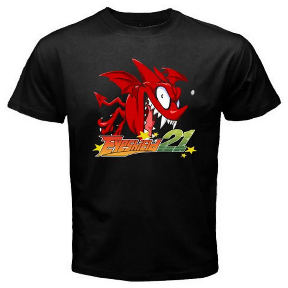 Новинка Eyeshield 21 Deimon Devil Bat Логотип Мужская Черная Футболка размер S M L XL 2XL 3XL