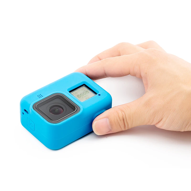 Чехол с полным покрытием для Gopro Hero 8 Черный силиконовый чехол мягкий защитный