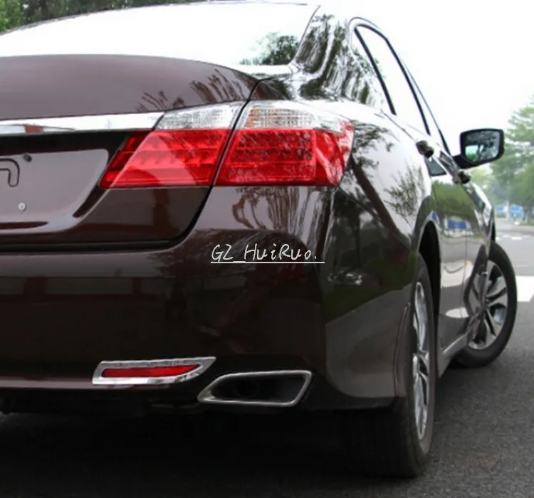 2 шт. ABS хром задний противотуманный фонарь светильник Накладка для Honda Accord 2014 2015 |
