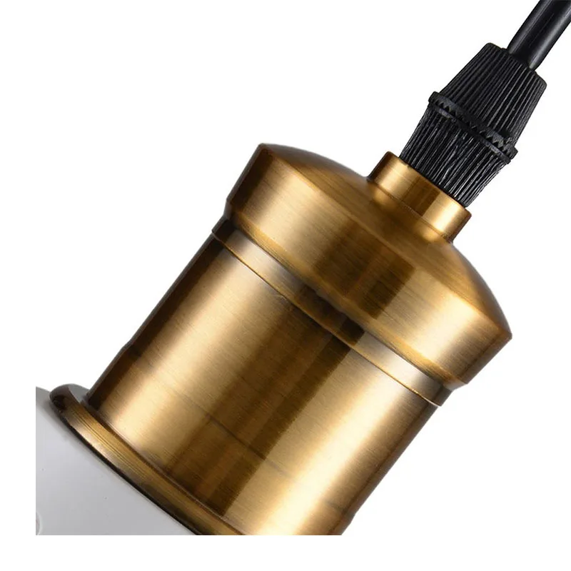 

Iron Pendant lamp Industrial Vintage Dia 27cm Edison LED Bulb Restaurant/Bar/Coffee/Bed Room Retro American Iron Pendant Light