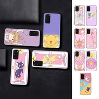 card captor sakuras anime phone case for samsung s10 21 20 9 8 plus lite s20 ultra 7edge