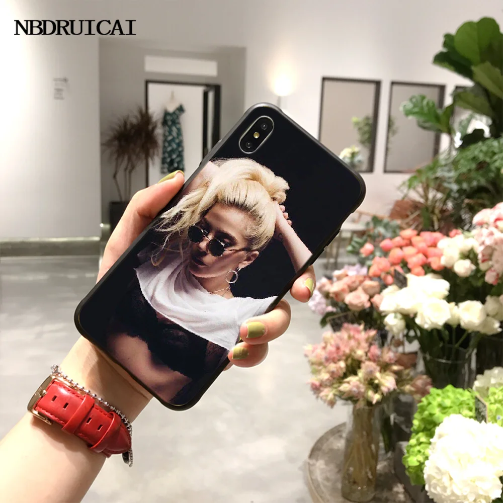NBDRUICAI Леди Гага крутой ТПУ Мягкий силиконовый чехол для телефона iPhone 11 pro XS MAX 8 7 6 6S