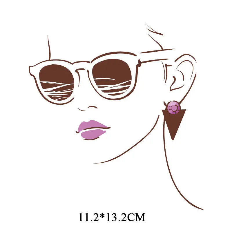 ZOTOONE сексуальные дамские термопереводные наклейки для одежды патчи верхней