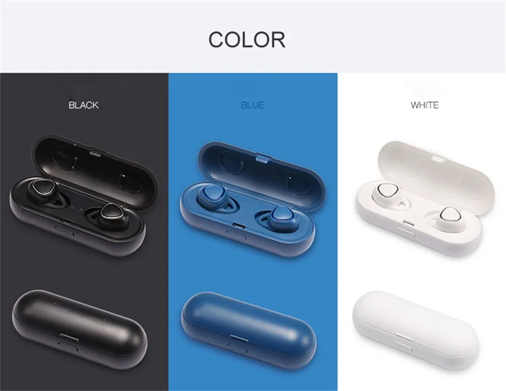 Earphones for Samsung Gear iConX SM-R140 Sport In-Ear Earbud Wireless Cord-Free Bluetooth Headset Earphone Mic + Charging Case |